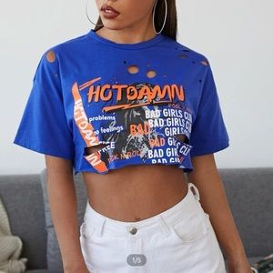 SHEIN Crop Top T-shirt